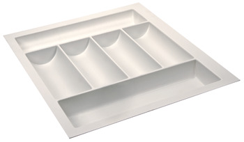 Plastic Cutlery Insert, for Nominal Depth 500 mm, for Cabinet Width 300-1000 mm